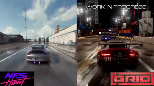 Need For Speed Heat Vs GRID 2019 Gameplay Comparison смотреть онлайн