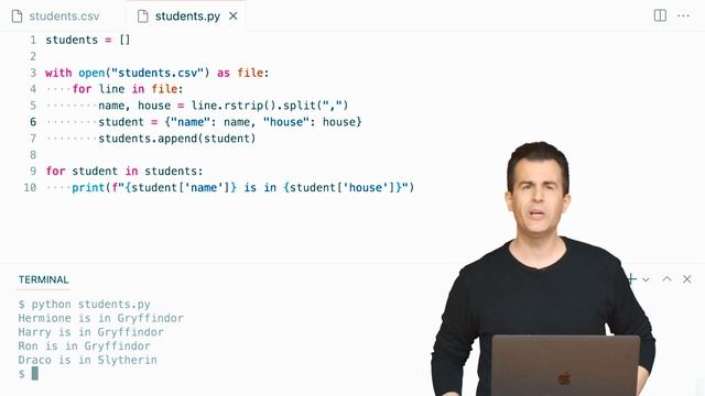 Файлы: чтение и запись. cs50p Основы программирования на Python. Лекция 6. смотреть онлайн