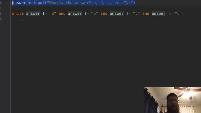 Python: While Loop for Input Validation смотреть онлайн