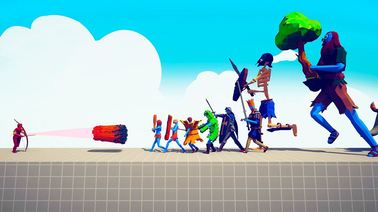 1000x OVERPOWERED ARCHER vs UNITS | TABS - Totally Accurate Battle Simulator смотреть онлайн