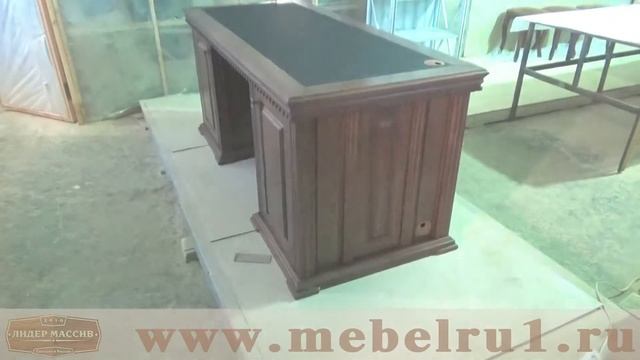 Письменный стол "Цезарь" из массива дуба смотреть онлайн
