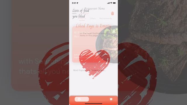 Restaurant Delivery iOS App , swiftUI5 , Developed by Dev M смотреть онлайн