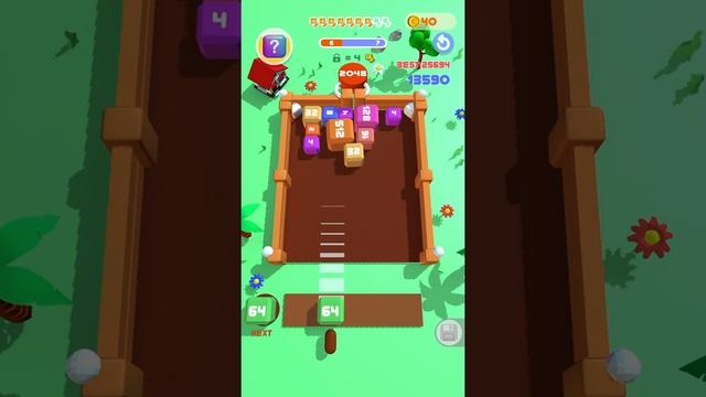 2048 Merge Block game - 2048 3D Cubes смотреть онлайн