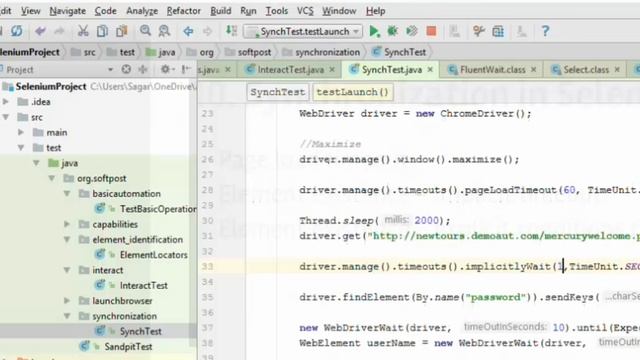 Lecture 10 : Synchronization in Selenium Webdriver in Java смотреть онлайн