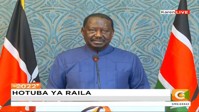 Hotuba ya mgombea urais wa azimio-OK Raila Odinga смотреть онлайн