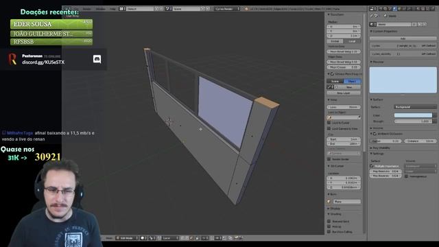 Blender - Aprendendo e modelando itens da sala - PesteStream смотреть онлайн