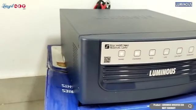 LUMINOUS INVERTER ECO WATT 1500WATT - (92581) смотреть онлайн
