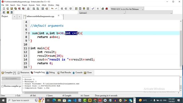 inline Const and default arguments in C++ |differ between Const and default arguments in C++#urdu. смотреть онлайн