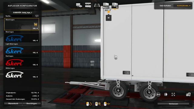(ETS2 v 1.33) Ekeri Tandem trailers ADDON by Kast смотреть онлайн