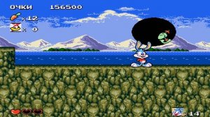 Полное прохождение игры на SEGA Tiny Toon Adventures Full HD