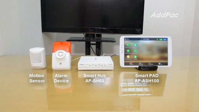 Smart Hub AP-SH50 ZigBee/Z-Wave Alarm Demonstration(지그비/Z-웨이브 스마트 허브 알람 데모) | AddPac