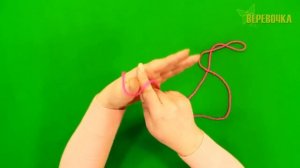 Фокус Паровозик/ Фокусы с веревкой на пальцах / Игра с веревочкой