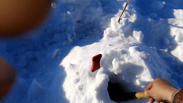 Полная размотка лески на зимней жерлице смотреть онлайн