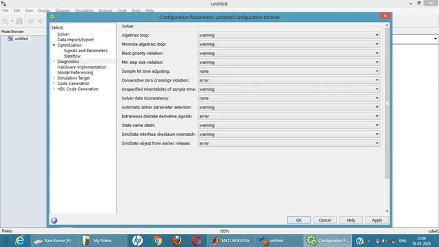 A Short Tutorial on Matlab Simulink Configuration Parameters. смотреть онлайн