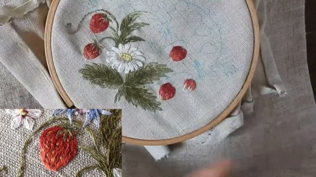 "Summer bouquet" free embroidery pattern / Вышивка гладью "Летний букет" бесплатная схема вышивки смотреть онлайн
