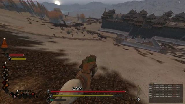 Life is Feudal MMO: Successful "no stamina" feint to lure an enemy into open field смотреть онлайн