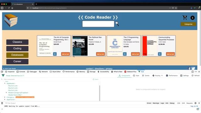 Introduction to the Vue Browser Developer Tools смотреть онлайн