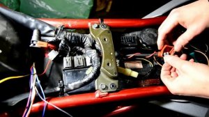 Установка сигнализации StarLine V62 на мотоцикл