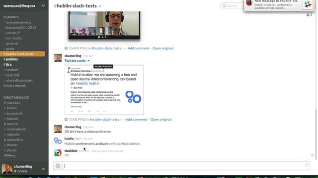 Hubl.in & Slack.com integration смотреть онлайн