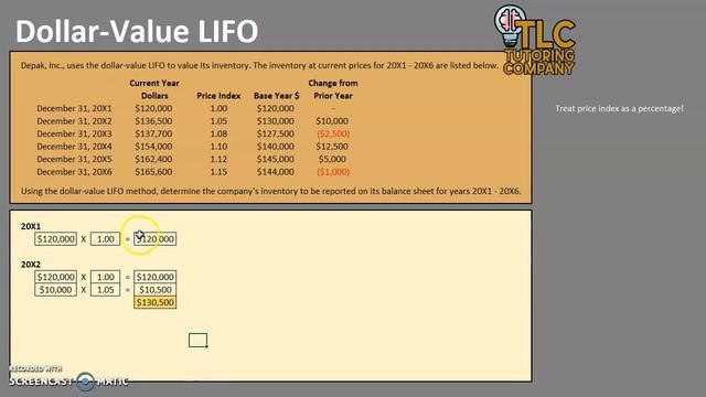 Dollar-Value LIFO смотреть онлайн
