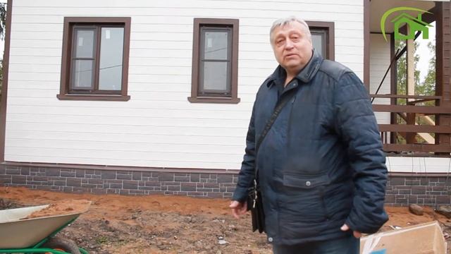 Выполнены отделочные работы каркасного дома в п. Ульянка ||| СК Дачник смотреть онлайн