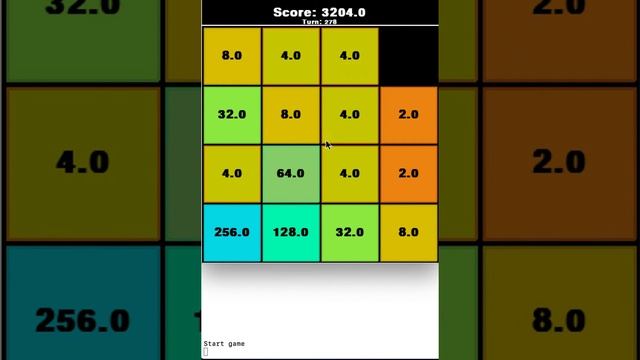 2048 AI Bot example смотреть онлайн
