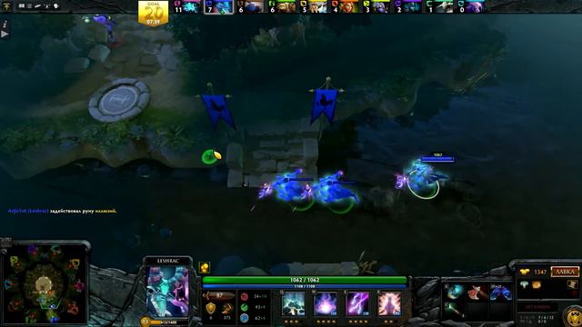 Dota 2[HD] Кастомки. Overthrow. Leshrac смотреть онлайн