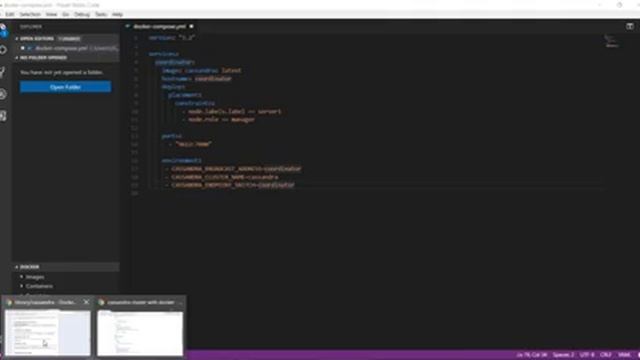 Yuk, Deploy Database Cassandra Cluster + Docker Stack смотреть онлайн