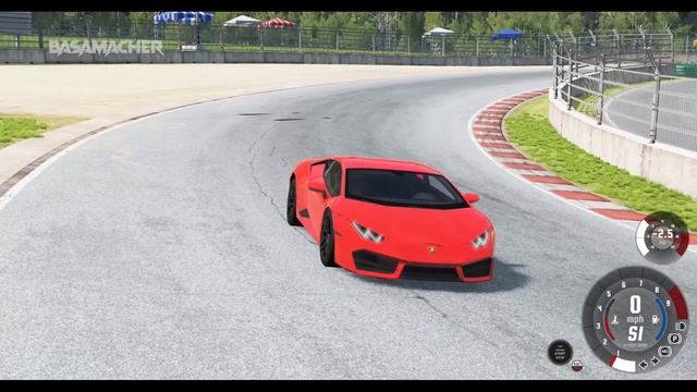 Lamborghini Huracan vs Aventador CRASH TEST - Realistic Car Crashes (BeamNG Drive) смотреть онлайн