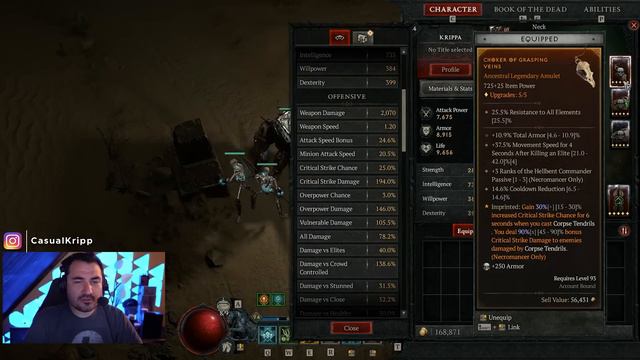 KRIPP’S ULTIMATE SUMMON NECRO! - Diablo 4 смотреть онлайн