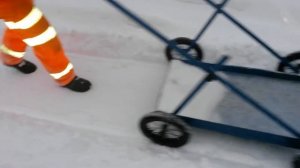 Тачка для дворника уборки снега