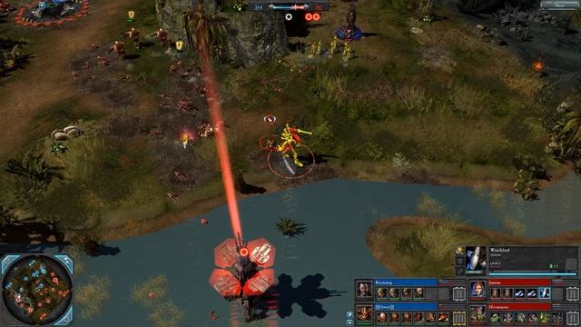 Dawn of War 2: Retribution - 2v2 | Kurminog + Qwest [vs] Jamona + Hiveminion смотреть онлайн