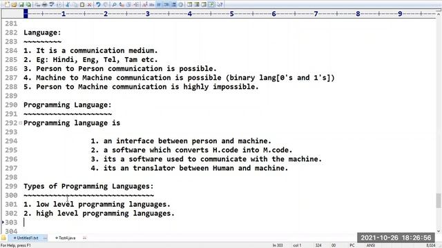CORE JAVA tutorials || Demo - 3 || by Mr. Prakash Babu On 26-10-2021 @6PM IST смотреть онлайн
