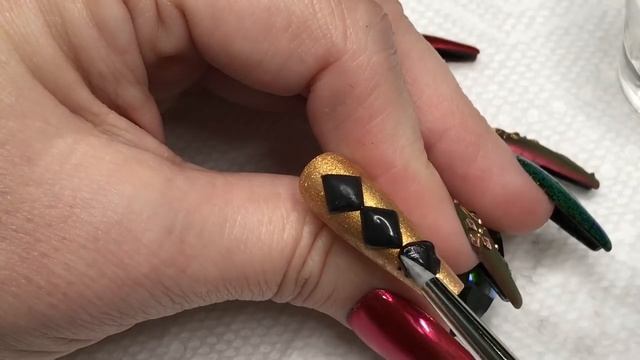 Quilted Nail using 3D Modeling Gel смотреть онлайн