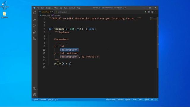 135- PEP257 Standartlarında Docstring Tanımı - 2 смотреть онлайн