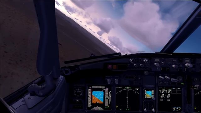 737-600 PMDG посадка на брюхо док. версия