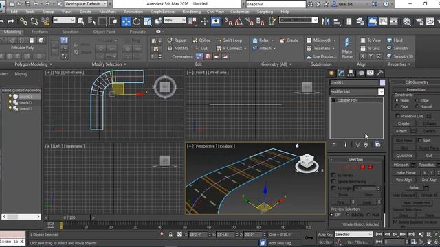 Applying Road Material/Texture along Road in 3ds Max смотреть онлайн