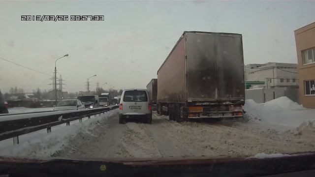 Пробка на Варшавском шоссе в Щербинке смотреть онлайн