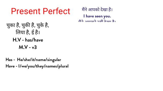 Preset tense in hindi | complete tense in hindi |indefinite, continuous,perfect, perfect continuous смотреть онлайн