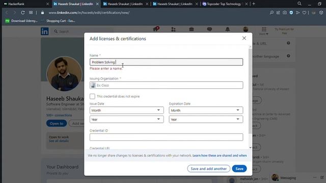 How to add HackerRank Certificate to your LinkedIn Profile смотреть онлайн