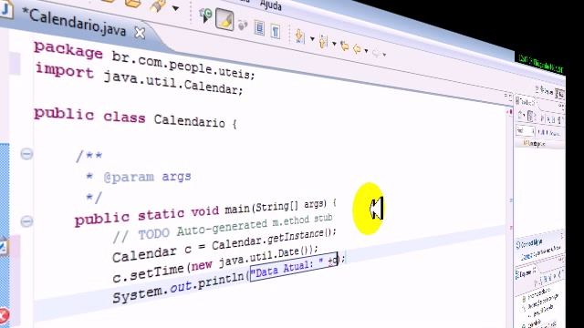 Ver Hora Atual no java usando o Eclipse смотреть онлайн