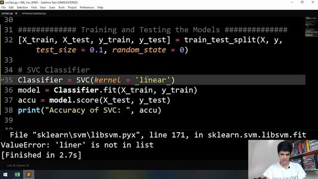 TRAINING & TESTING of the MODELS | A Beginner's Guide to AI in Bioinformatics with Python (5/7) смотреть онлайн