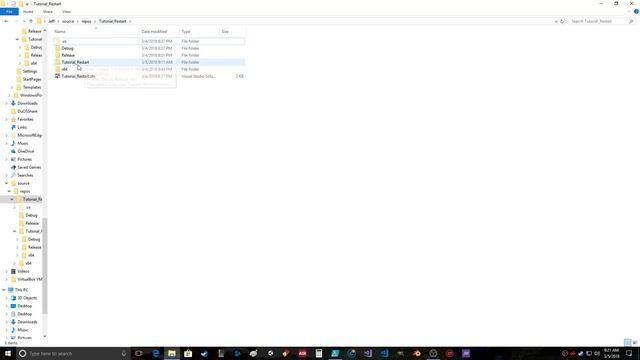 Visual Studio 2017 Changing Project Directory 101 смотреть онлайн