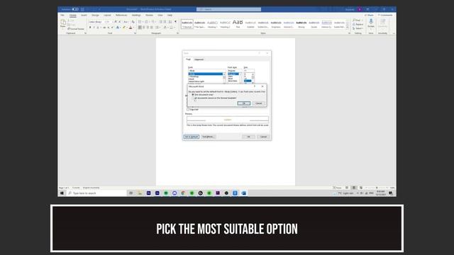 How to change the default text color in Word - in 1 minute! смотреть онлайн