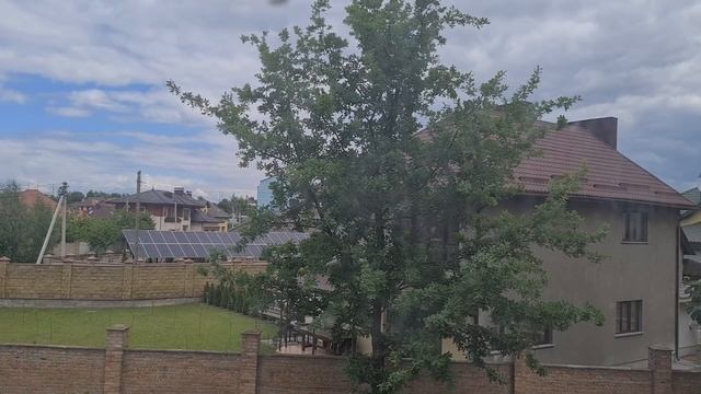 Покраска фасада дома на селе