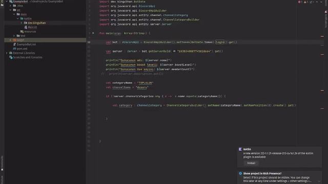 #3 CATEGORY AND CHANNEL | JavaCord ve Kotlin ile Discord bot kodlama смотреть онлайн
