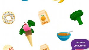 БЯКА - Часть 1 - Развивающий мультик - песенка про брокколи, продукты и разную еду для детей малыше