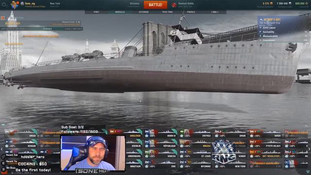 World of Warships XI ARP I-401 Lobby Bug смотреть онлайн