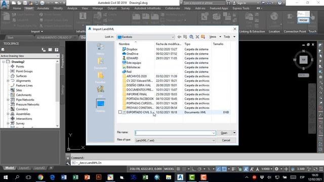 IMPORTAR Y EXPORTAR UN ALINEAMIENTO EN CIVIL 3D [2023] CAP. 27??? смотреть онлайн