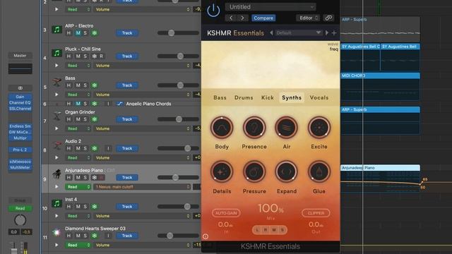 Сведение фортепиано плагином Waves Kaleidoscopes / KSHMR Essential смотреть онлайн